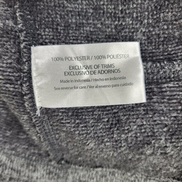 Woolrich gray 1/4 snap pullover fleece sweatshirt jacket mens Large - Picture 10 of 10